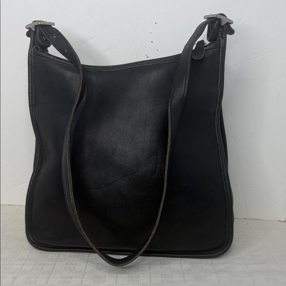 Coach Vintage 9073 Andrea Bucket Bag Genuine Leather Shoulder Purse